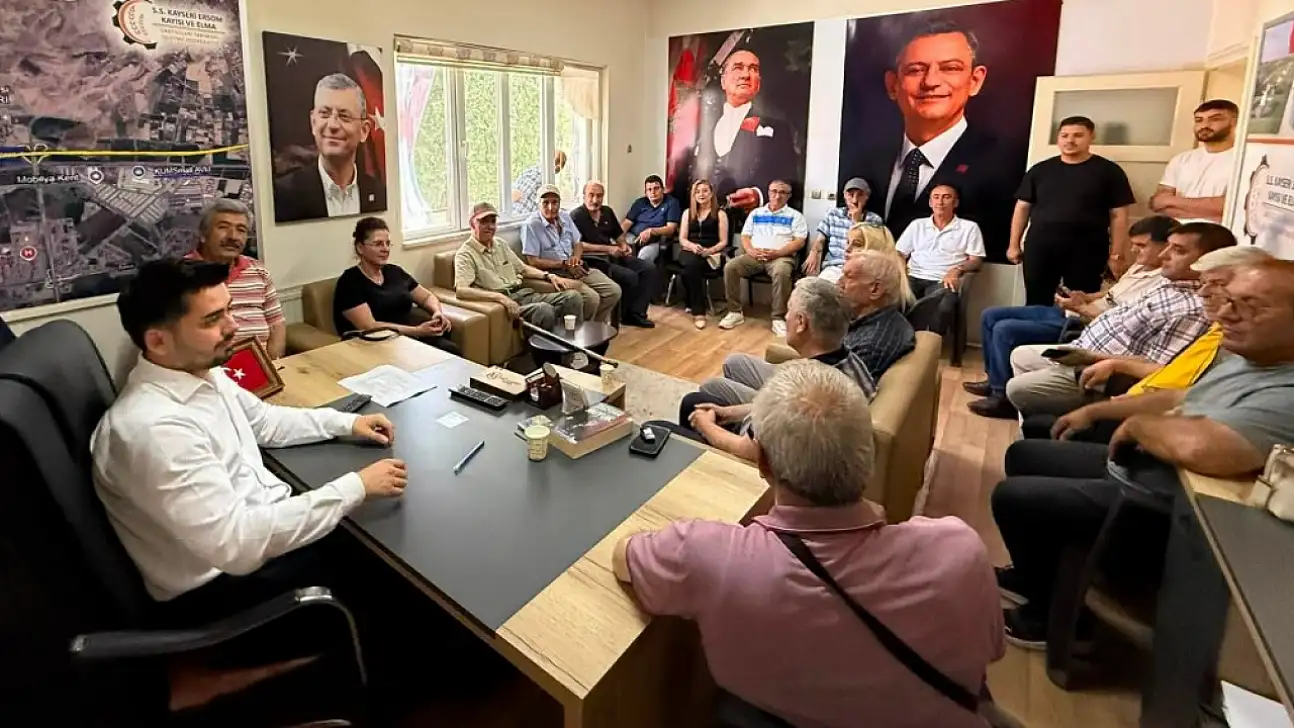 Kayseri CHP'de dikkat çeken buluşma! Gözbaşı için bir araya geldiler