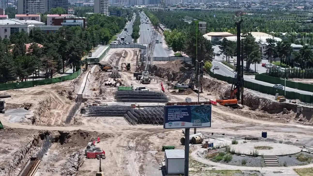 İşte Kayseri'de 20 bin litre yakıt tasarrufu sağlayacak yolun son durumu