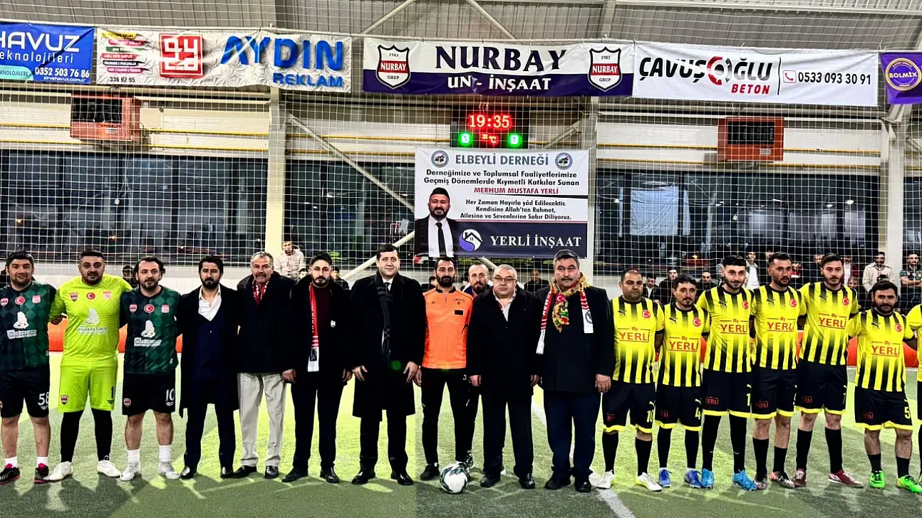 Kayseri'de 3 ay sürecek futbol turnuvası başladı! İlk vuruşu Baki Ersoy yaptı