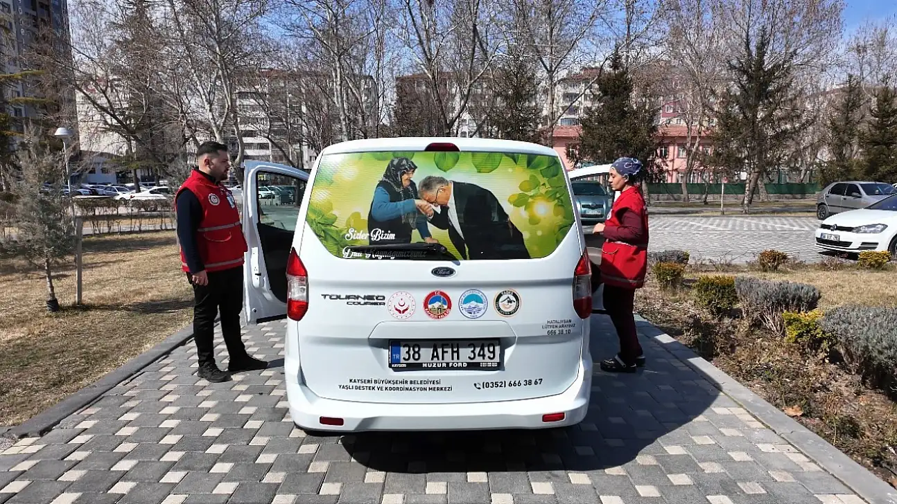 Kayseri'de 3 bin 135 yaşlının hayatı kolaylaştırıldı!