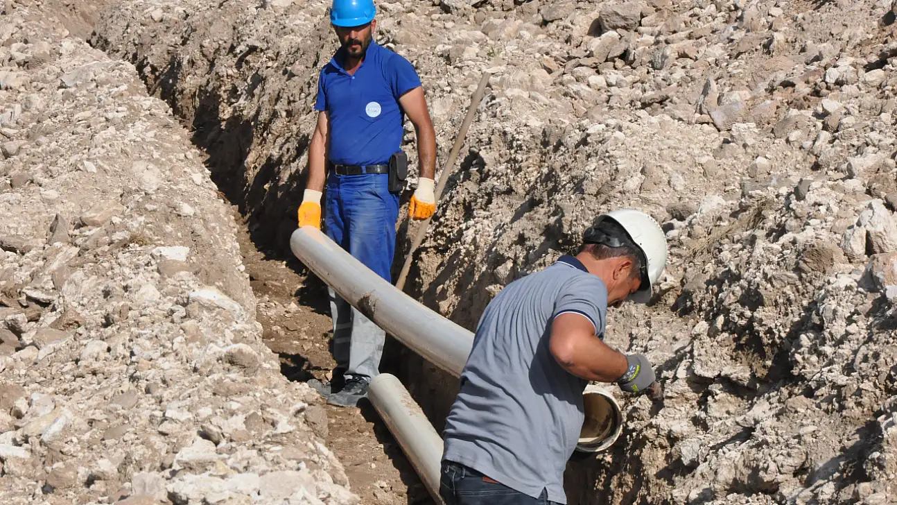 Kayseri'de borular döşendi: Kesintisiz içme suyu geliyor