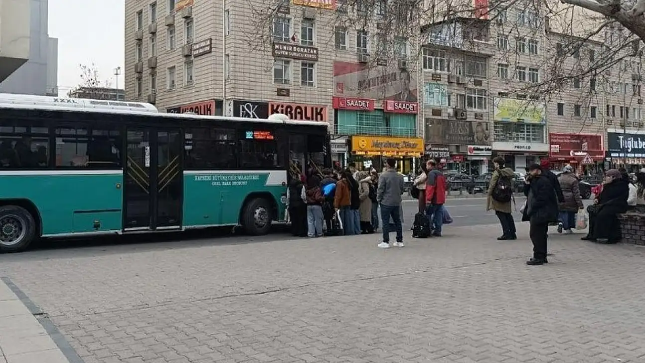 Kayseri'de bugün itibarıyla değişti! Otobüs yolcularını ilgilendiriyor