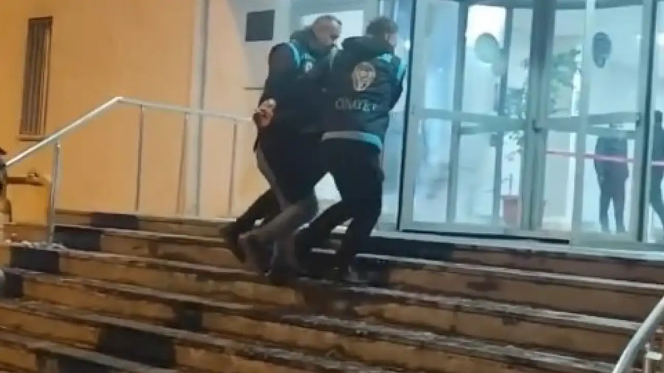 Kayseri'de cinayet zanlısı olay yerinde yakalandı!