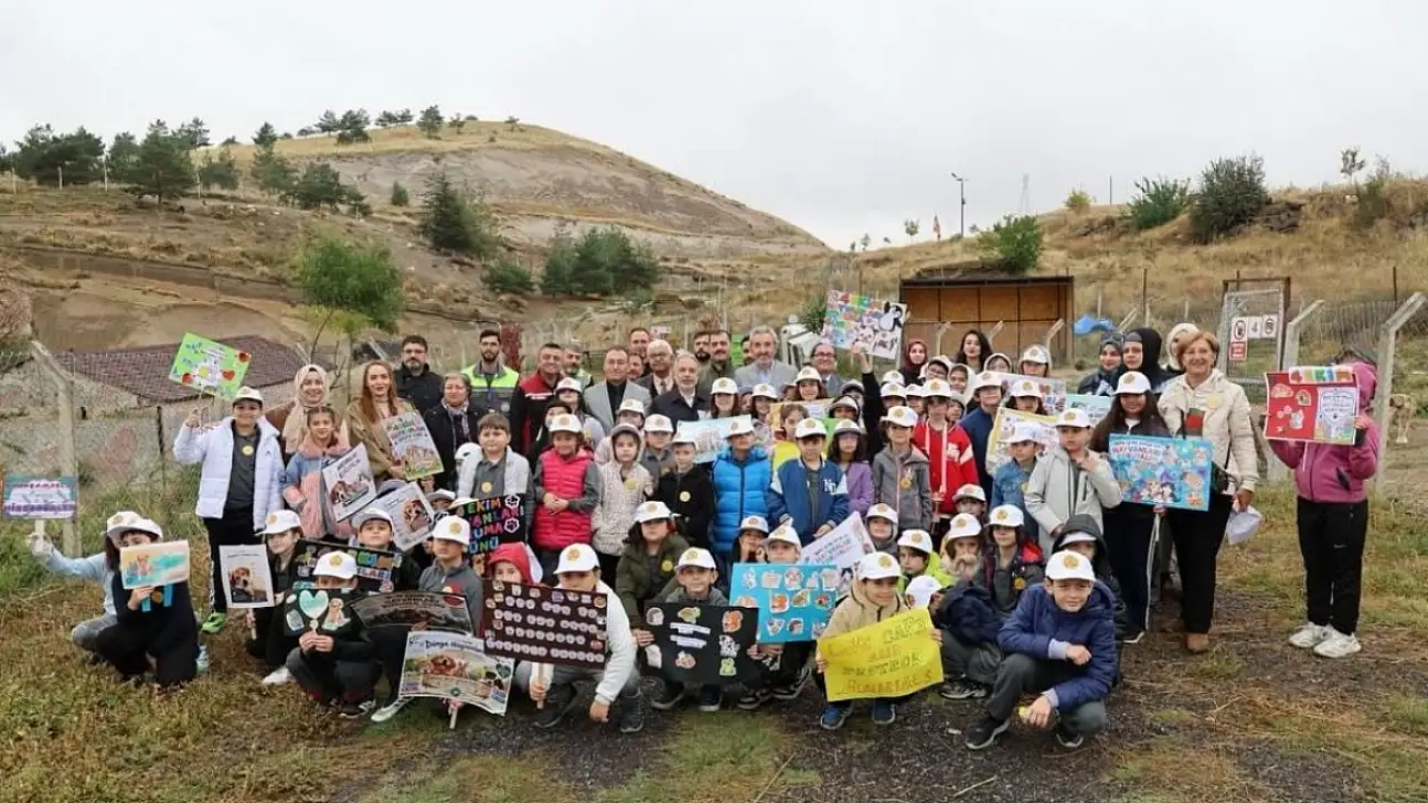 Kayseri'de çocuklar can dostlarla buluştu!