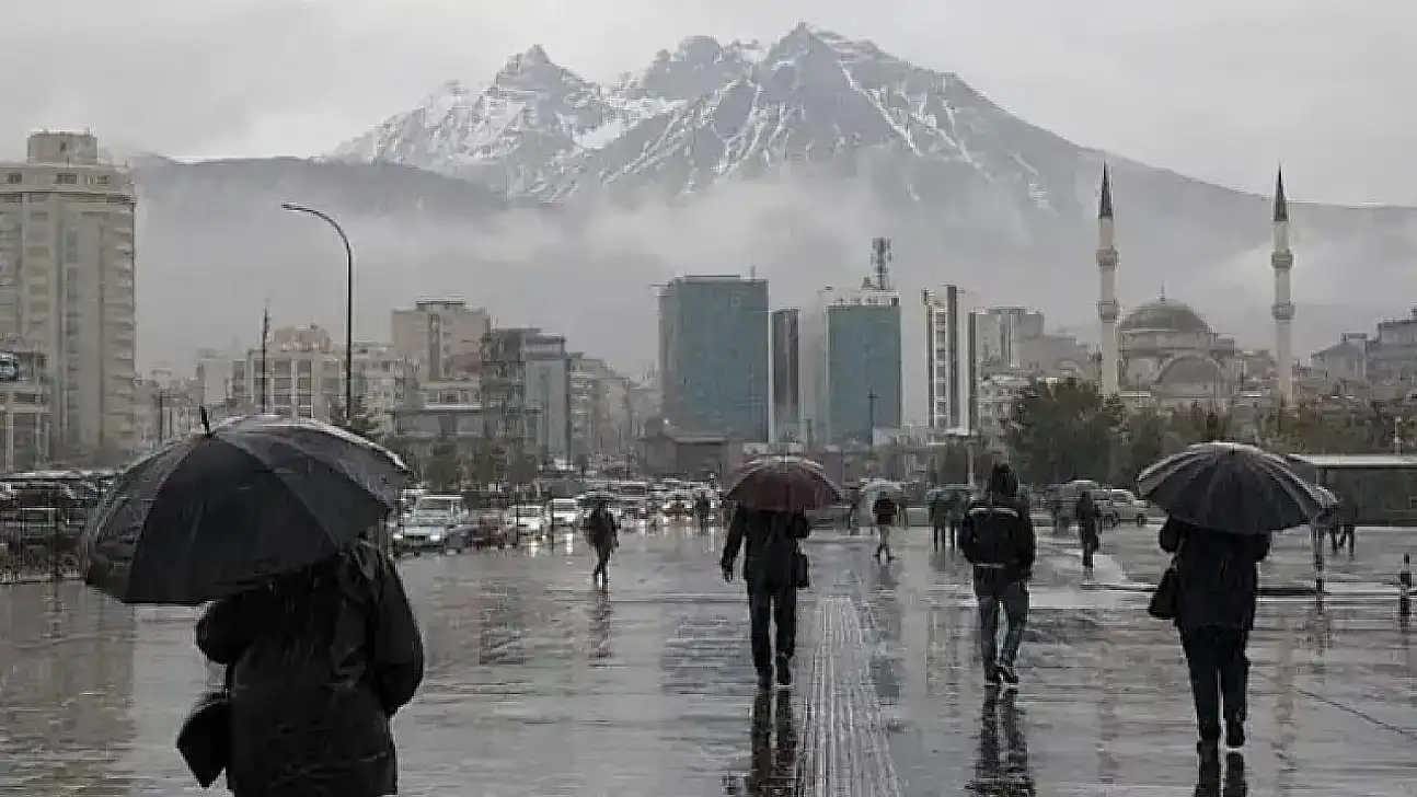 Kayseri'de Cumhuriyet Bayramı kutlamaları öncesi meteorolojiden uyarı!