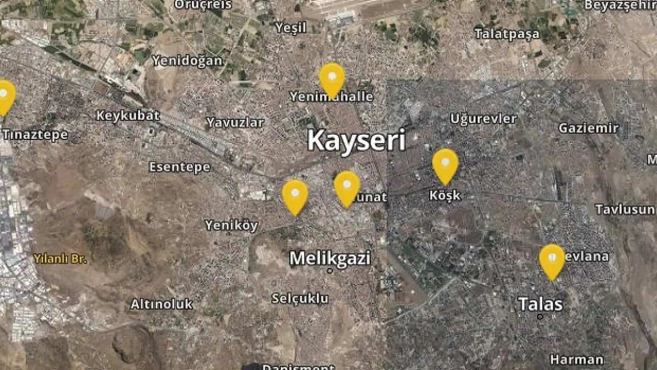 Kayseri'de dengeler değişti! Havanın en kötü olduğu bölge belli oldu