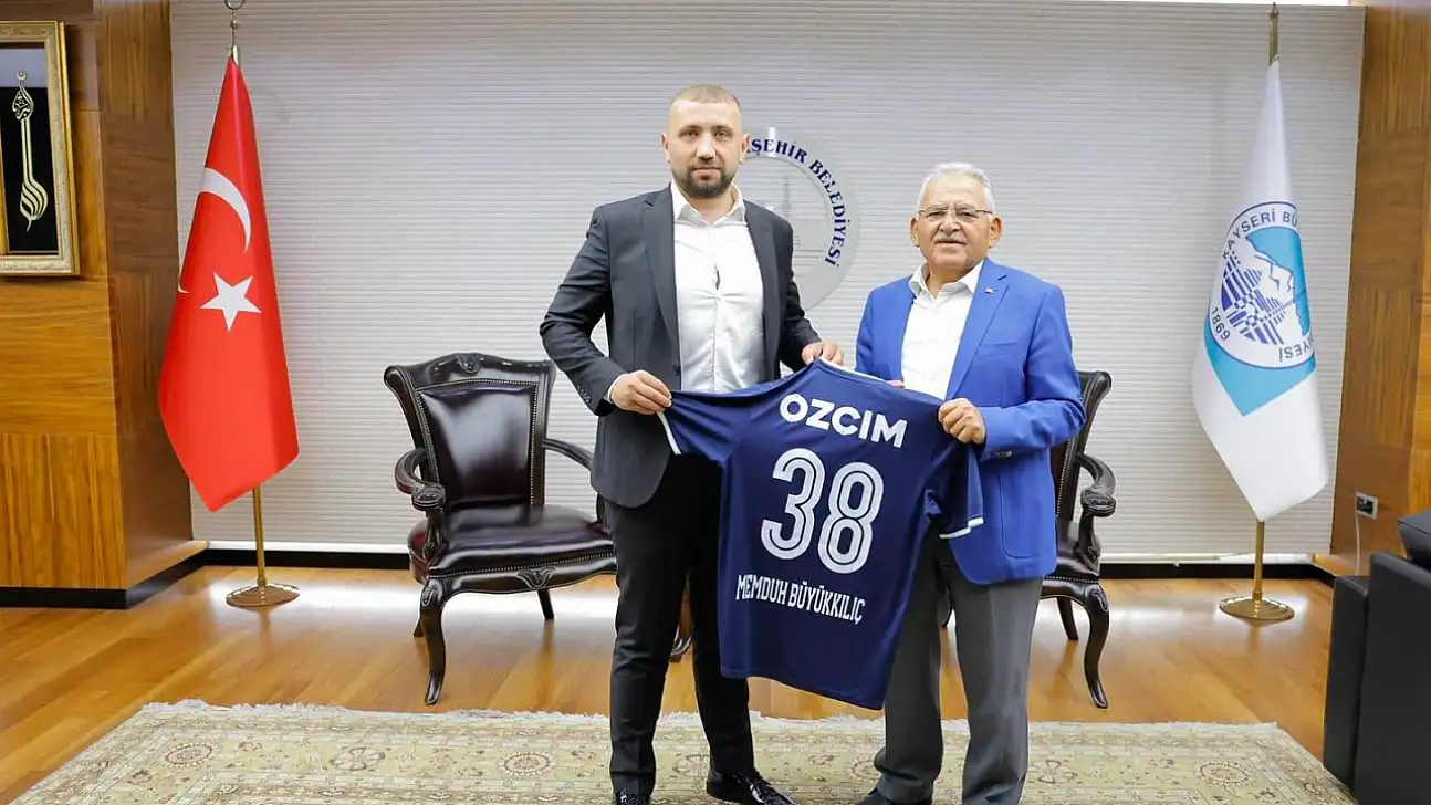 Kayseri'de dikkat çeken buluşma: Büyükkılıç yeni yönetimi ağırladı