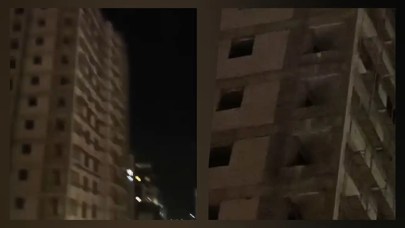 Kayseri'de gece yarısı inşaat halindeki binada görülen kadın polisi alarma geçirdi