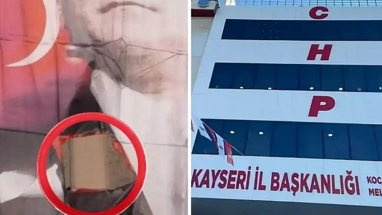 Kayseri'de gündem olan Atatürk posteri olayına CHP'den tepki
