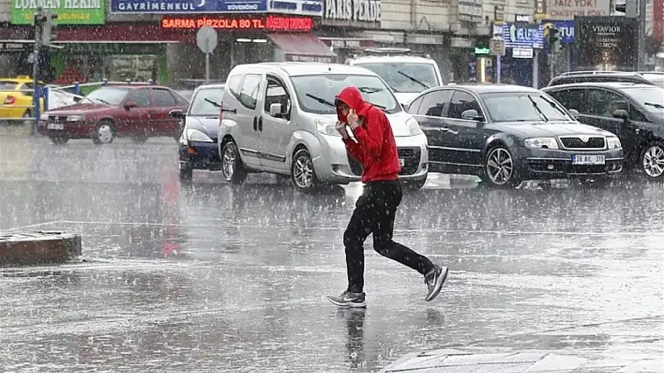 Kayseri'de hafta boyunca gök gürültülü sağanak etkili olacak