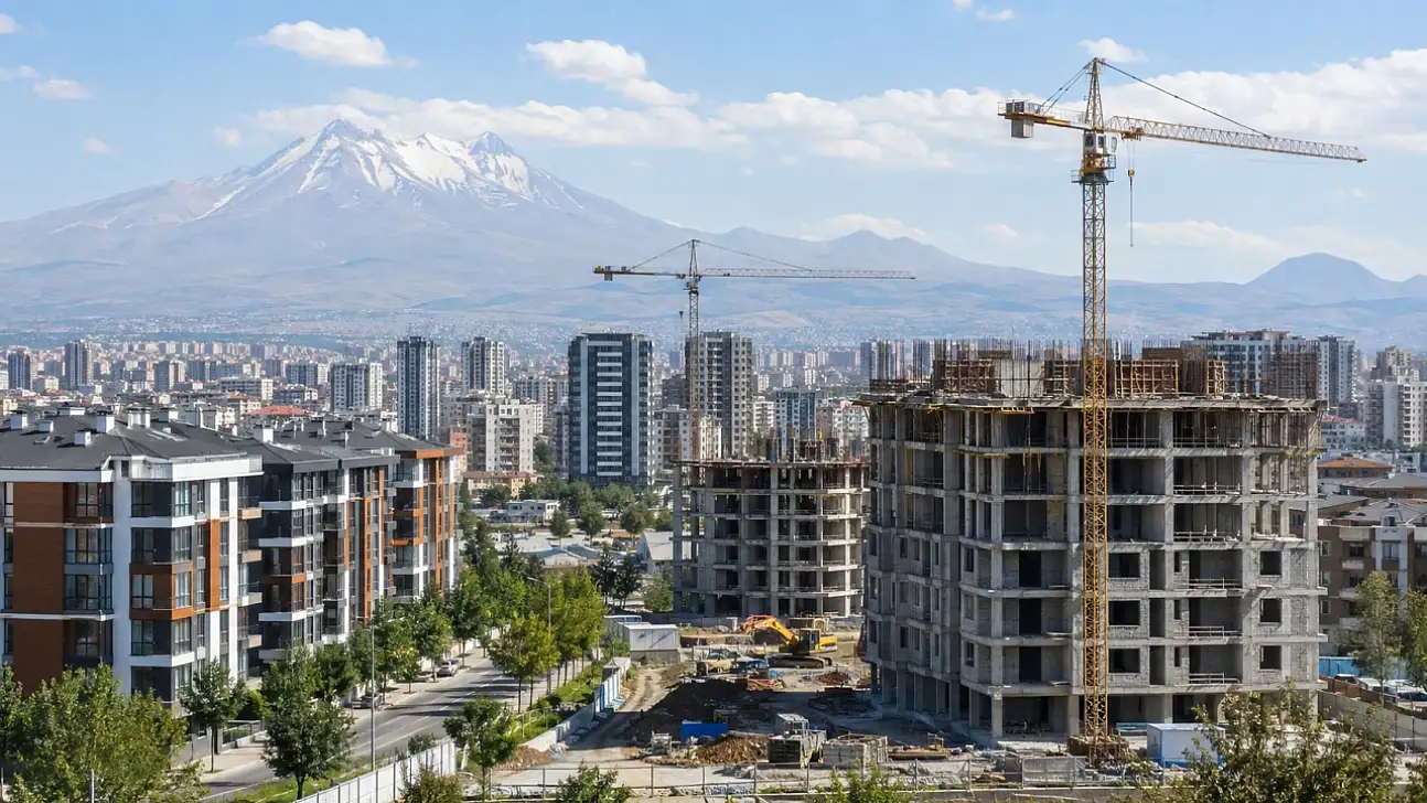 Kayseri'de konutta dikkat çeken tablo: 6 ayda 4 yılın rakamı aşıldı