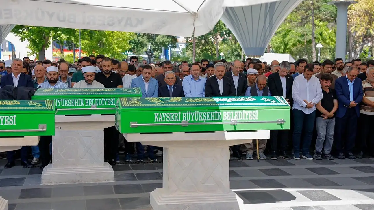 Kayseri'de Mustafa Şükrü Arslan son yolculuğuna uğurlandı!