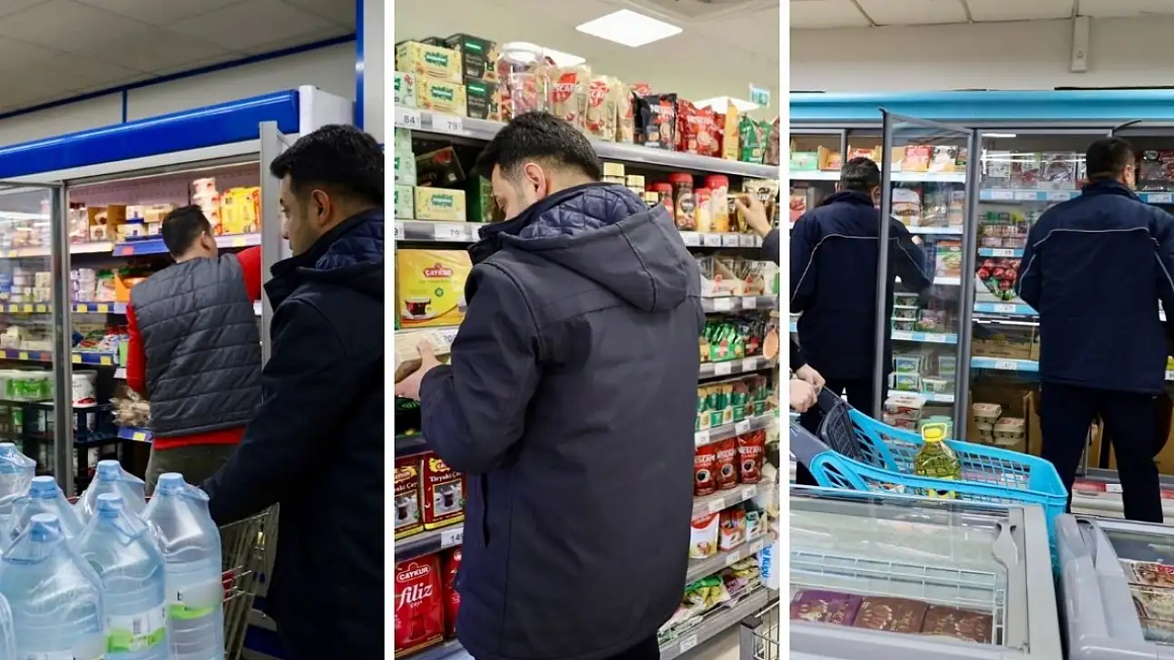 Kayseri'de o marketlere sıkı denetim! Tek tek incelediler