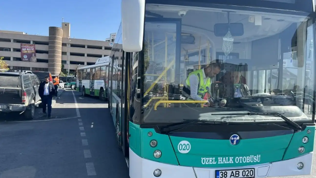 Kayseri'de otobüs kullananlar dikkat: Sefer saatleri sil baştan değişti!