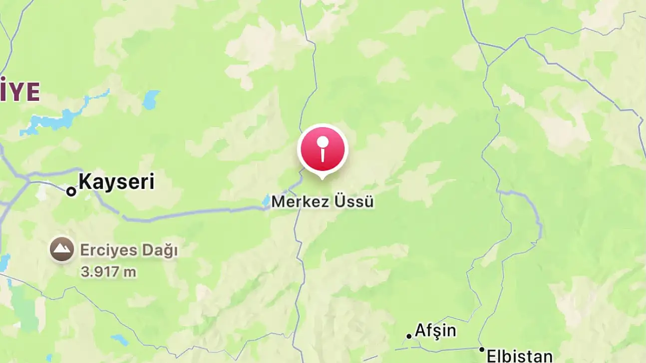 Kayseri'de peş peşe depremler! Gece 3 kez sallandı