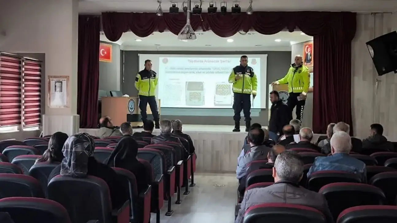 Kayseri'de servis şoförlerine eğitim!