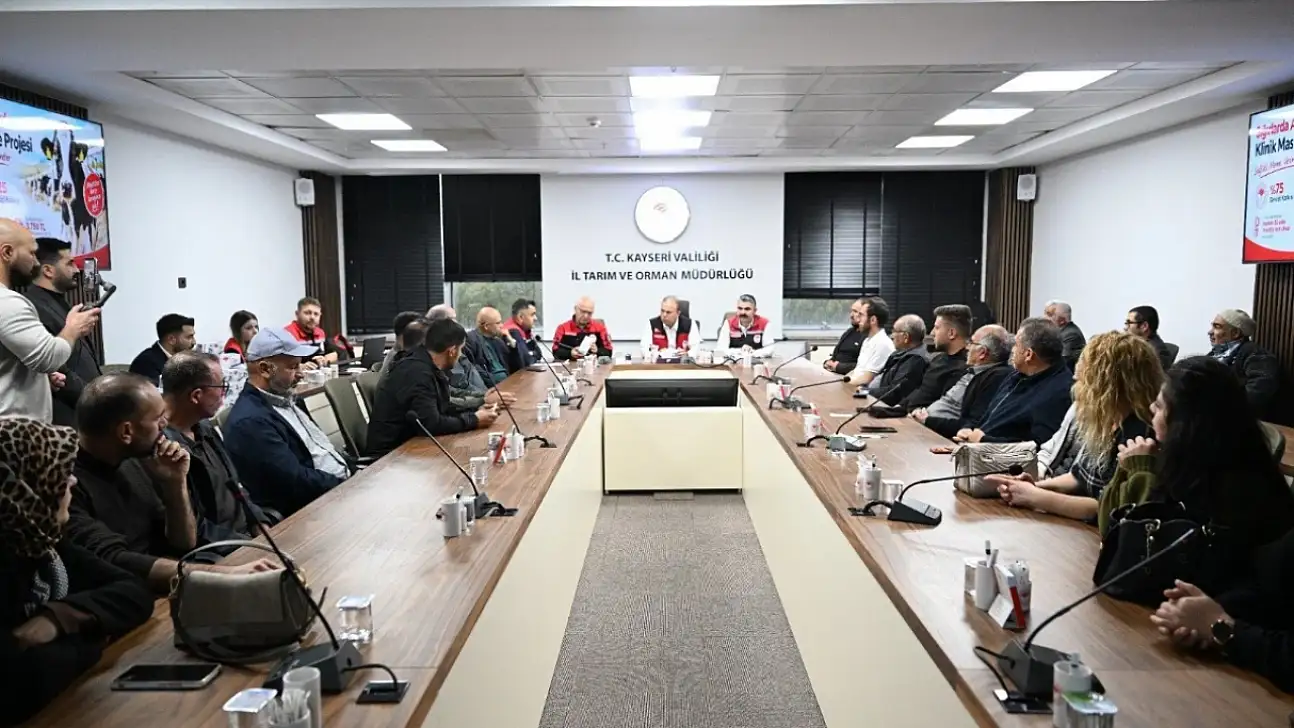 Kayseri'de süt üreticilerine teknolojik destek
