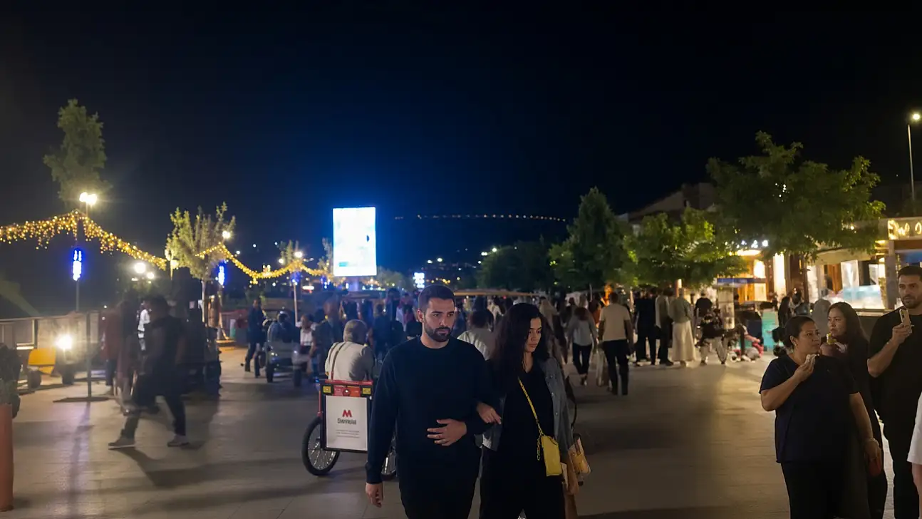 Kayseri'de tepki çeken görüntü! Yürüyüş yolu karıştı