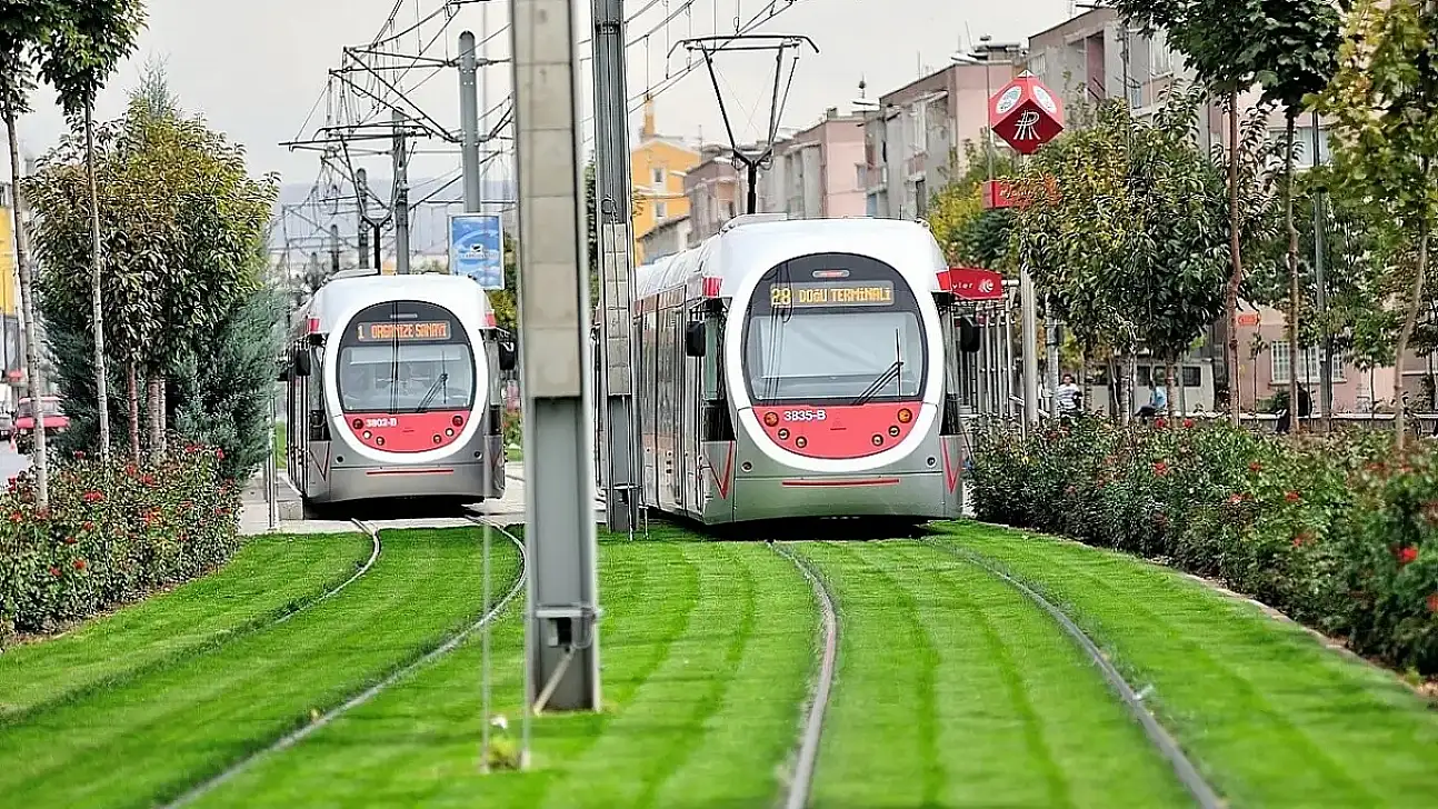 Kayseri'de tramvaya binenler dikkat!