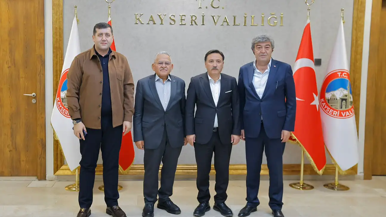 Kayseri'de üç isim Vali Çiçek'in makamında buluştu! İşte sebebi