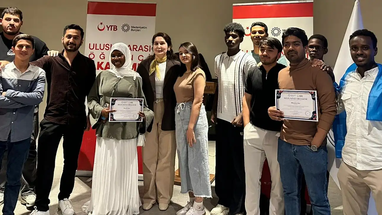 Kayseri'de uluslararası öğrencilerin büyük günü