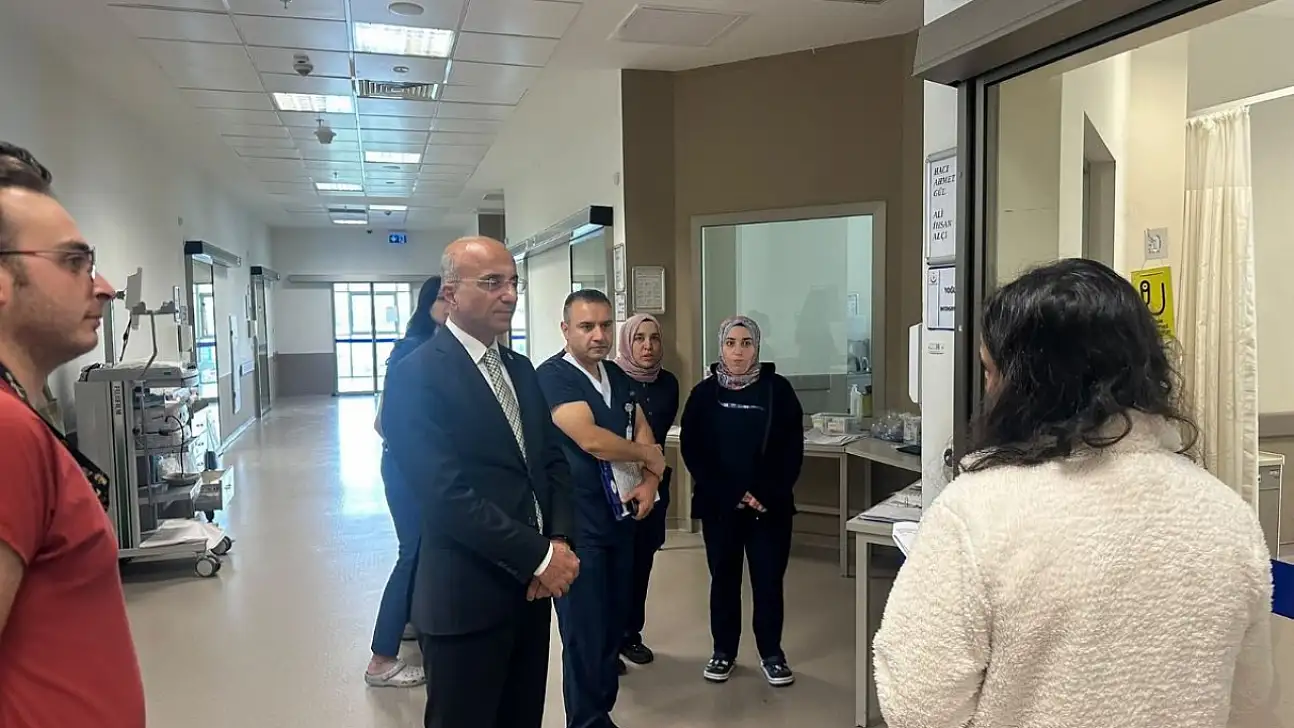 Kayseri'de vefa ziyareti: Aşkın Genç'ten Alçı'ya ziyaret