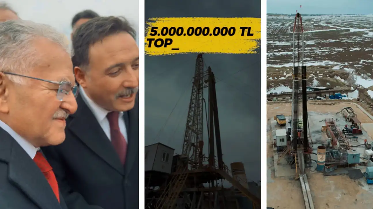 Kayseri'de yer altından bereket fışkırdı...