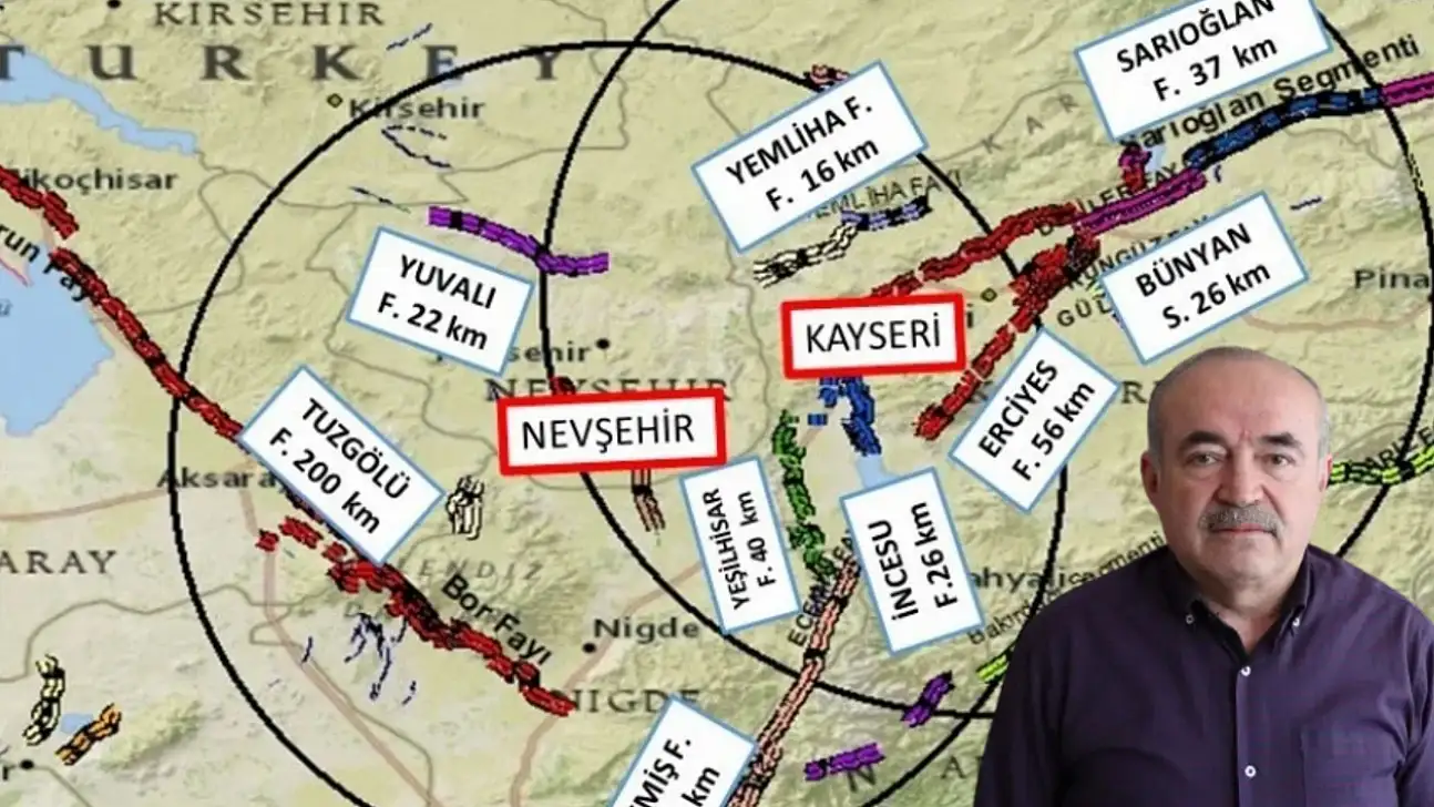 Kayseri'deki 6 fay komşuyu da tehdit ediyor! Evsen tek tek açıkladı