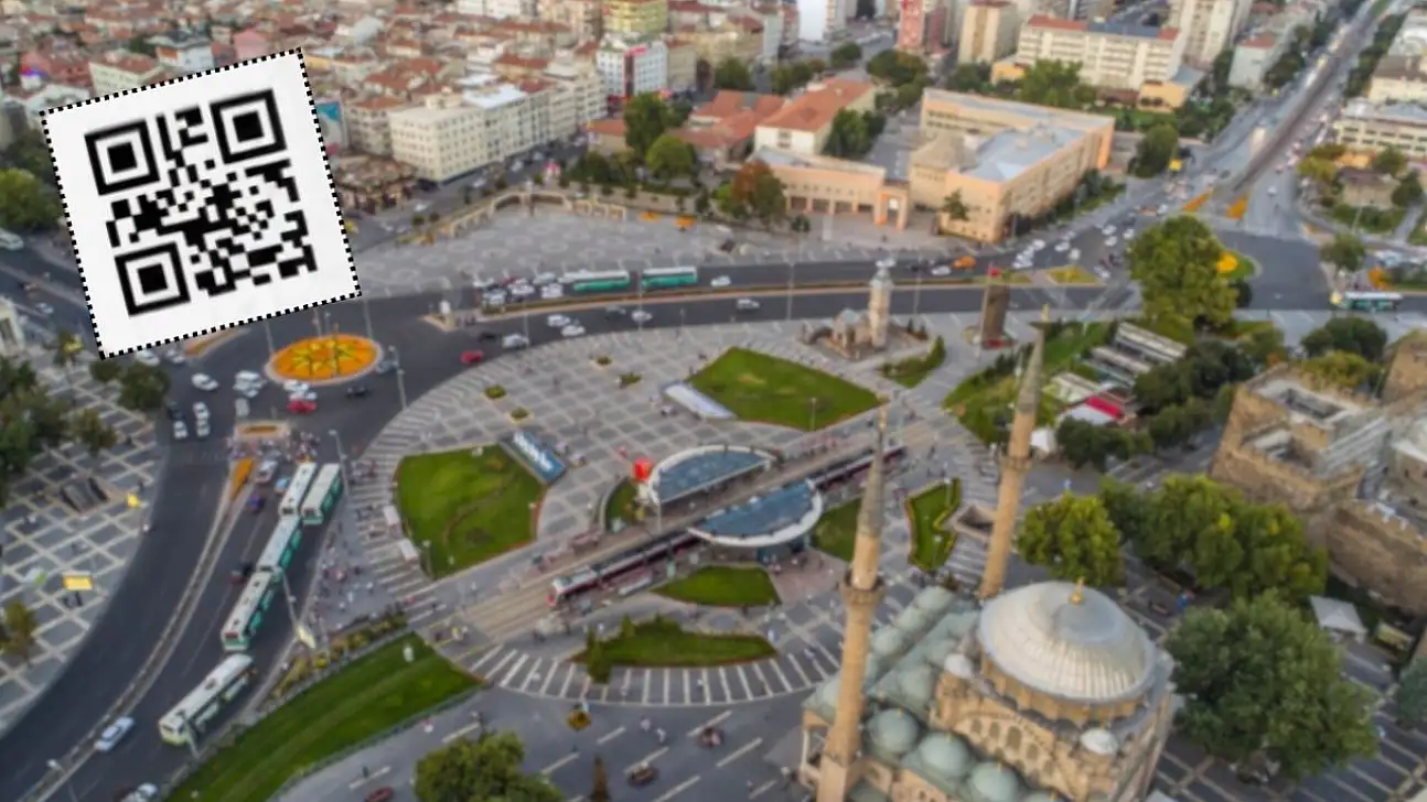 Kayseri'deki iş yerlerine asılan bu karekod ne işe yarıyor?