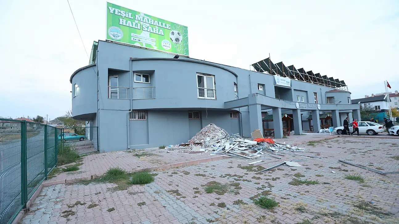 Kayseri'deki o tesis daha modern ve konforlu hale getiriliyor