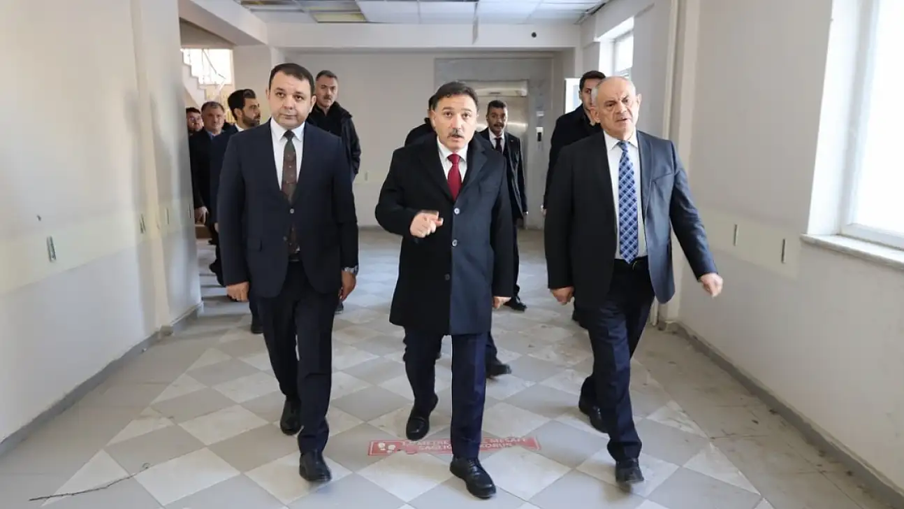 Kayseri'deki tartışmalı binaya Vali Çiçek'ten kritik ziyaret!