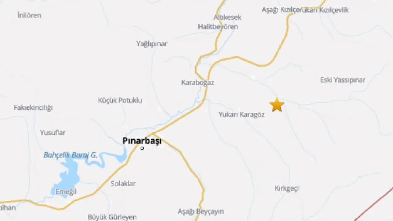 Kayseri'de deprem!