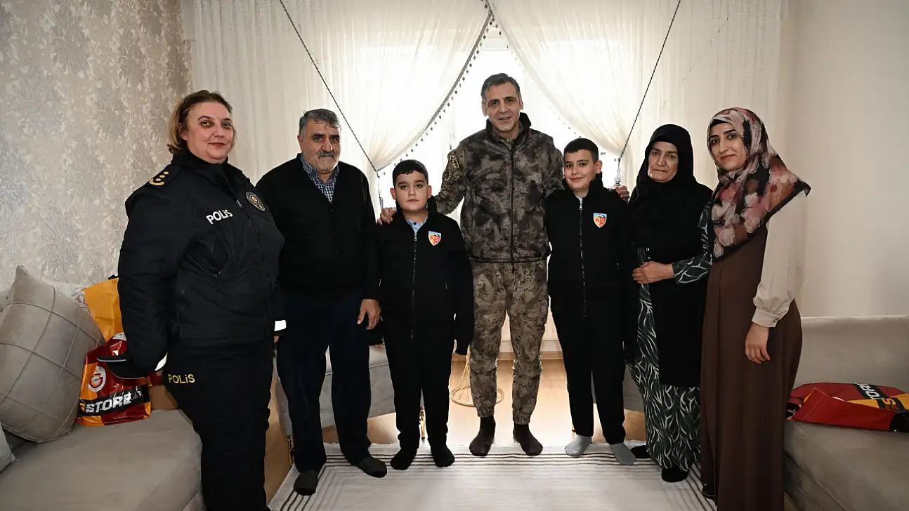 Kayseri Emniyet Müdürü'nden duygulandıran ziyaret