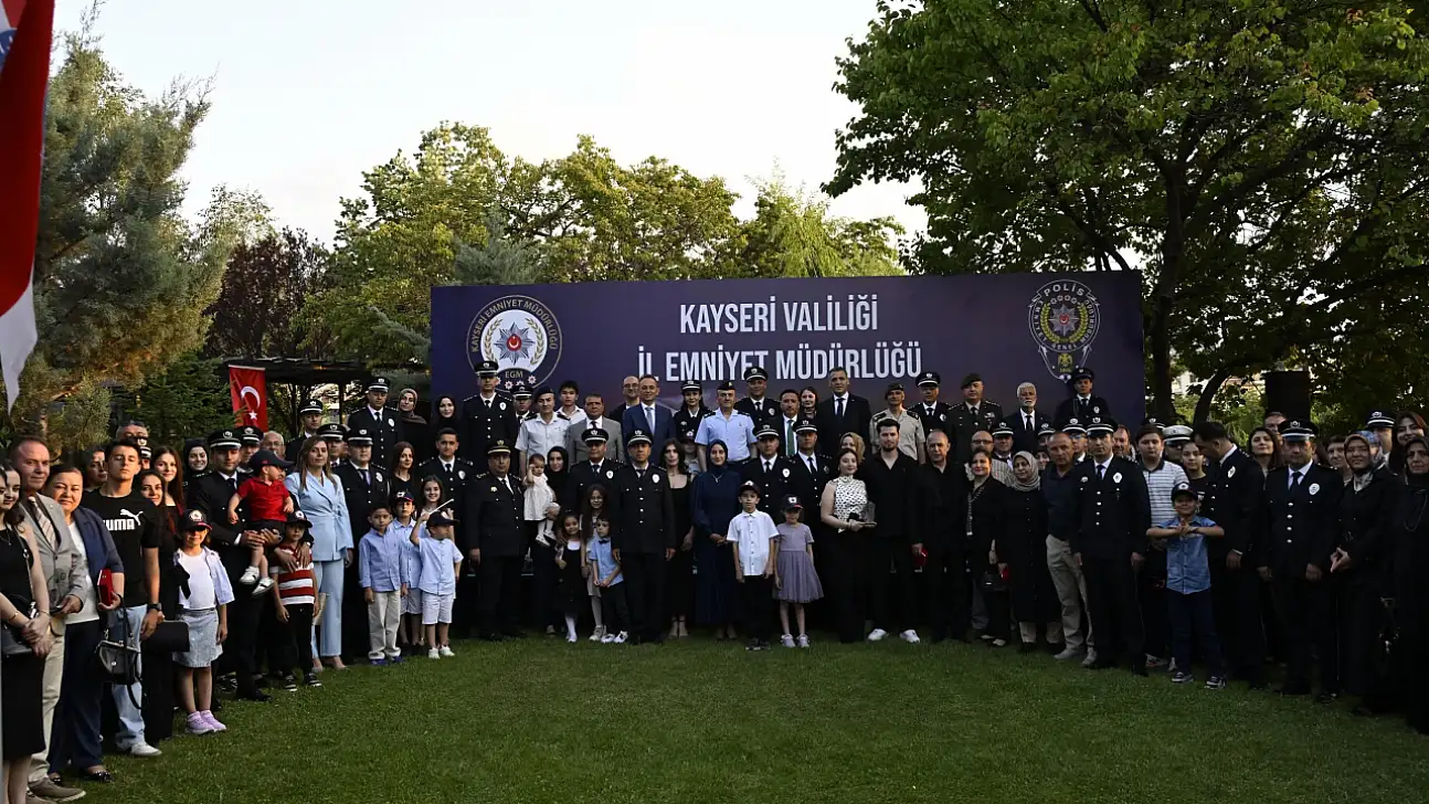 Kayseri Emniyeti'nde dikkat çeken gelişme! 49 personel terfi aldı