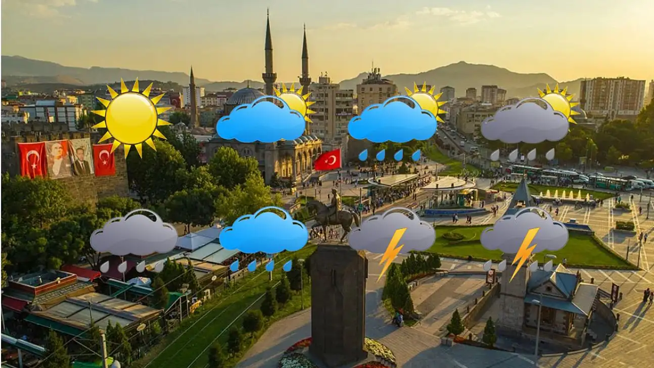 Kayseri için uyarı geldi: 4 gün boyunca yağış var!