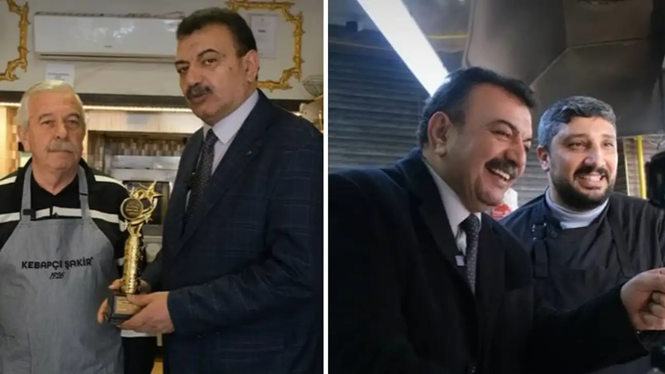 Kayseri'nin 100 yıllık kebapçısına Başkan Aydemir'den anlamlı plaket!