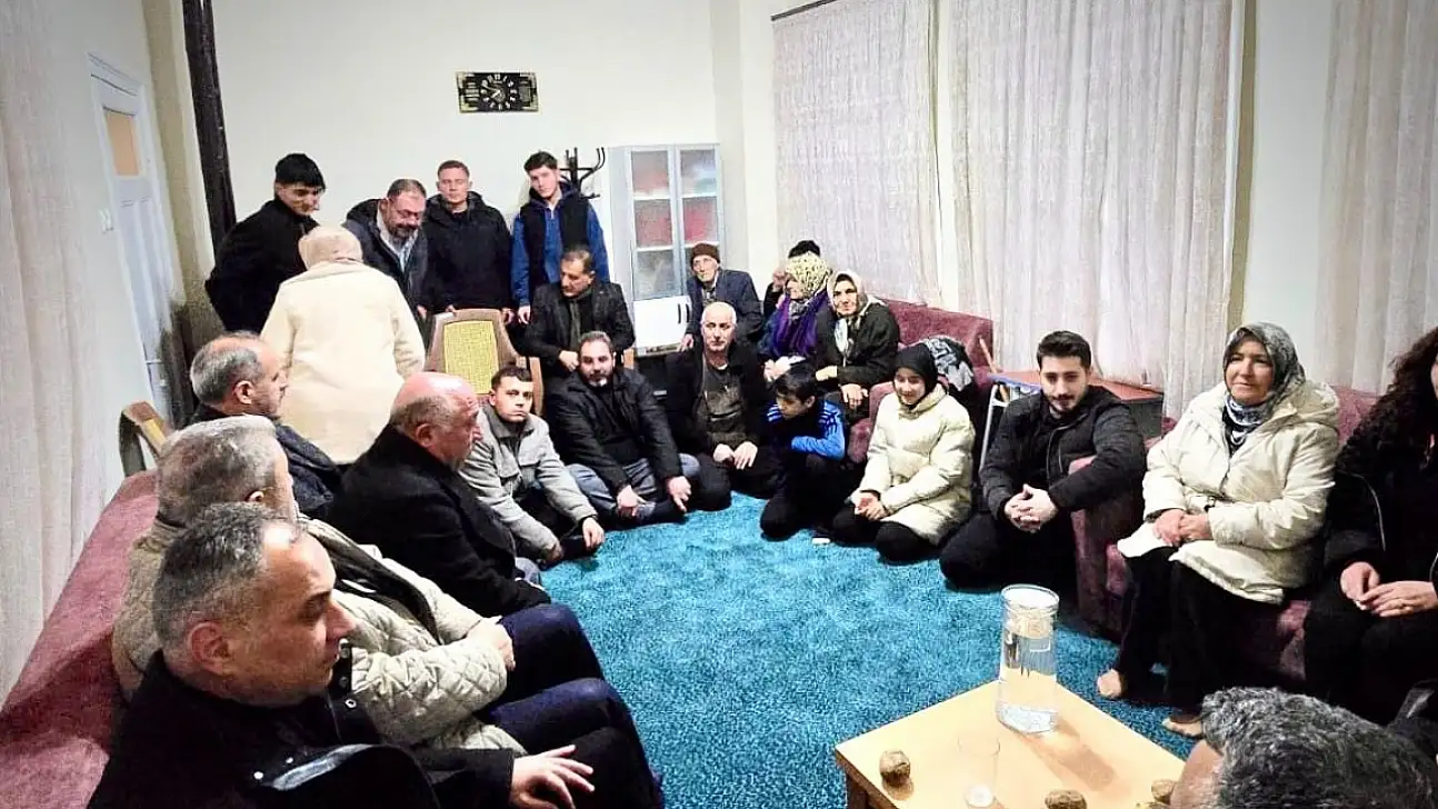 Kayseri'nin 16 ilçesinde 600 eve dikkat çeken ziyaret!