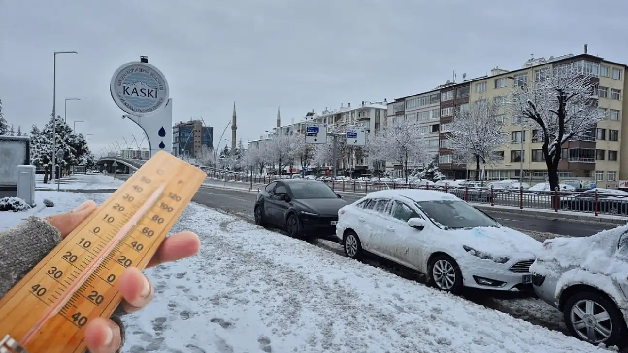 Kayseri'nin ilçesi buz kesti! Türkiye'nin en soğuk 7. yeri oldu