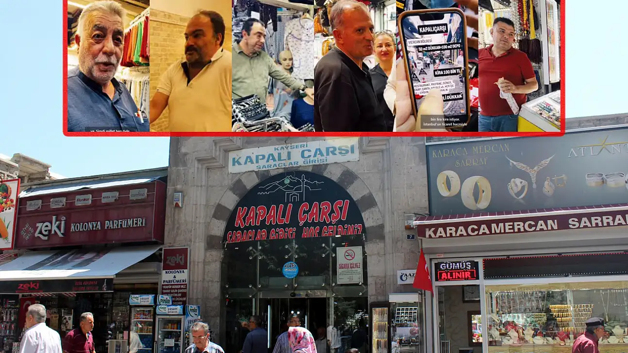 Kayseri'nin tarihi dert çarşısı!