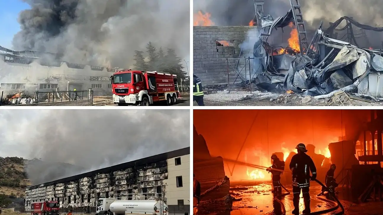 Kayseri OSB'de arka arkaya çıkan yangınlardan sonra ekipler harekete geçti!