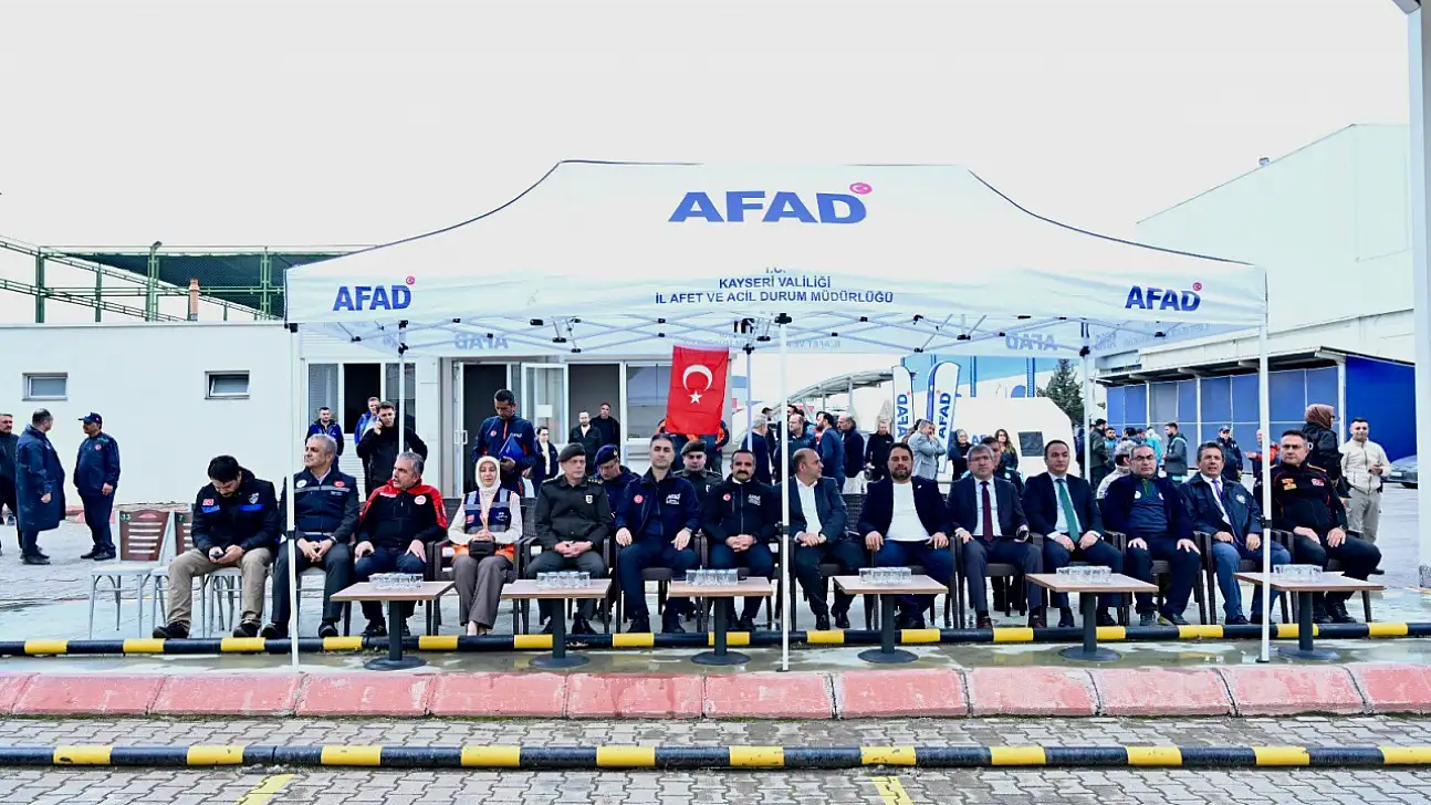 Kayseri OSB'de kimyasal kaza tatbikatı: Kurumlar bir araya geldi