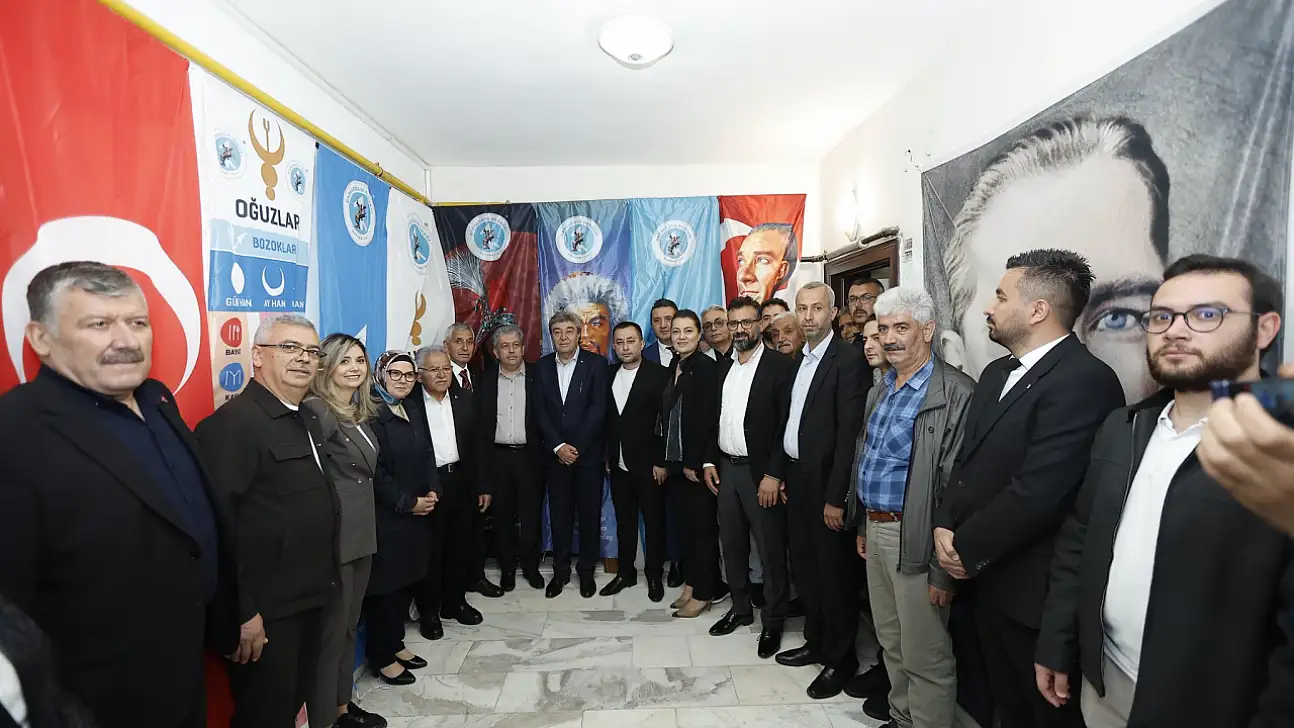 Kayseri protokolü Dadaloğlu Derneği'nde bir araya geldi