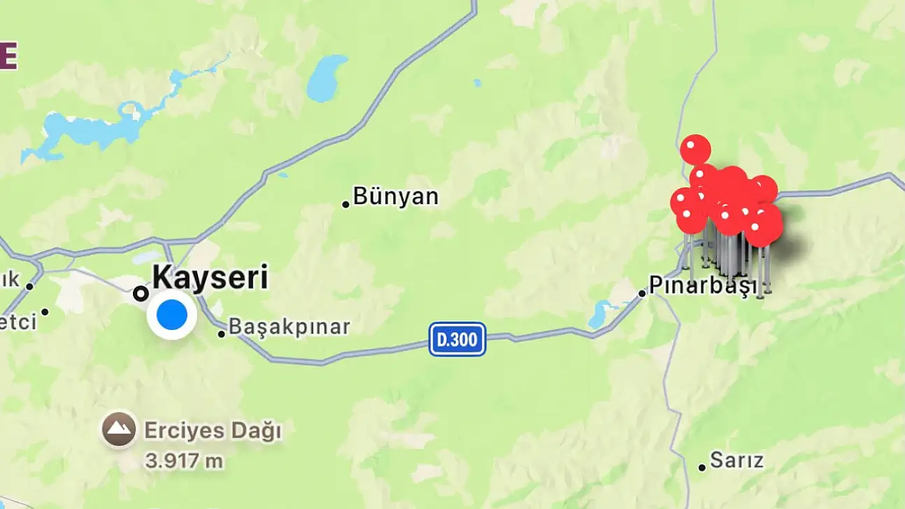Kayseri sabaha kadar sallandı! 56 deprem oldu