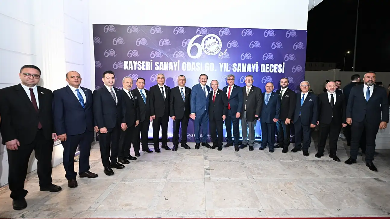 Kayseri sanayisinin gurur gecesi: KAYSO'da 60. yıl heyecanı ve ödül töreni!