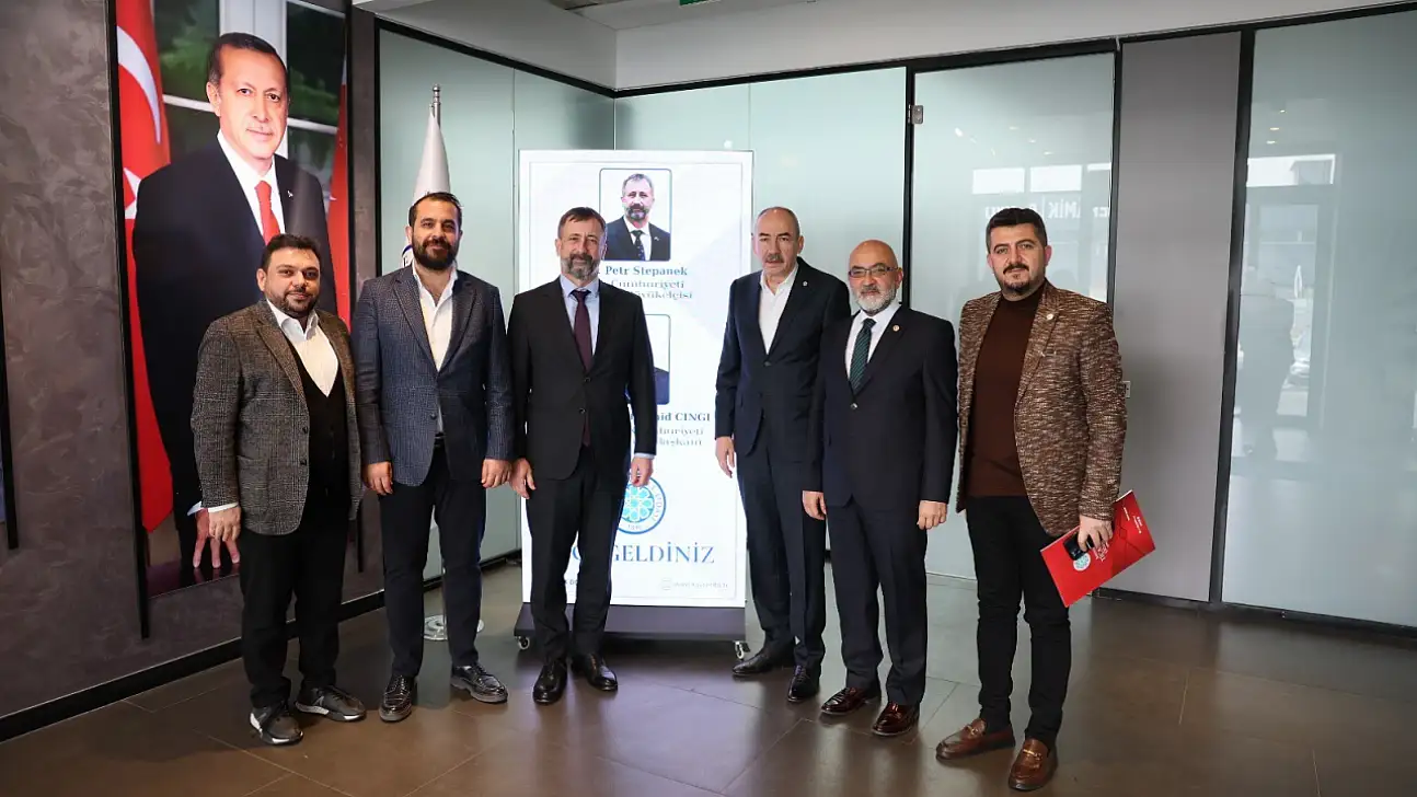 Kayseri Ticaret Odası, Çek Büyükelçiyi ağırladı! Digiconnect Projesi başlıyor