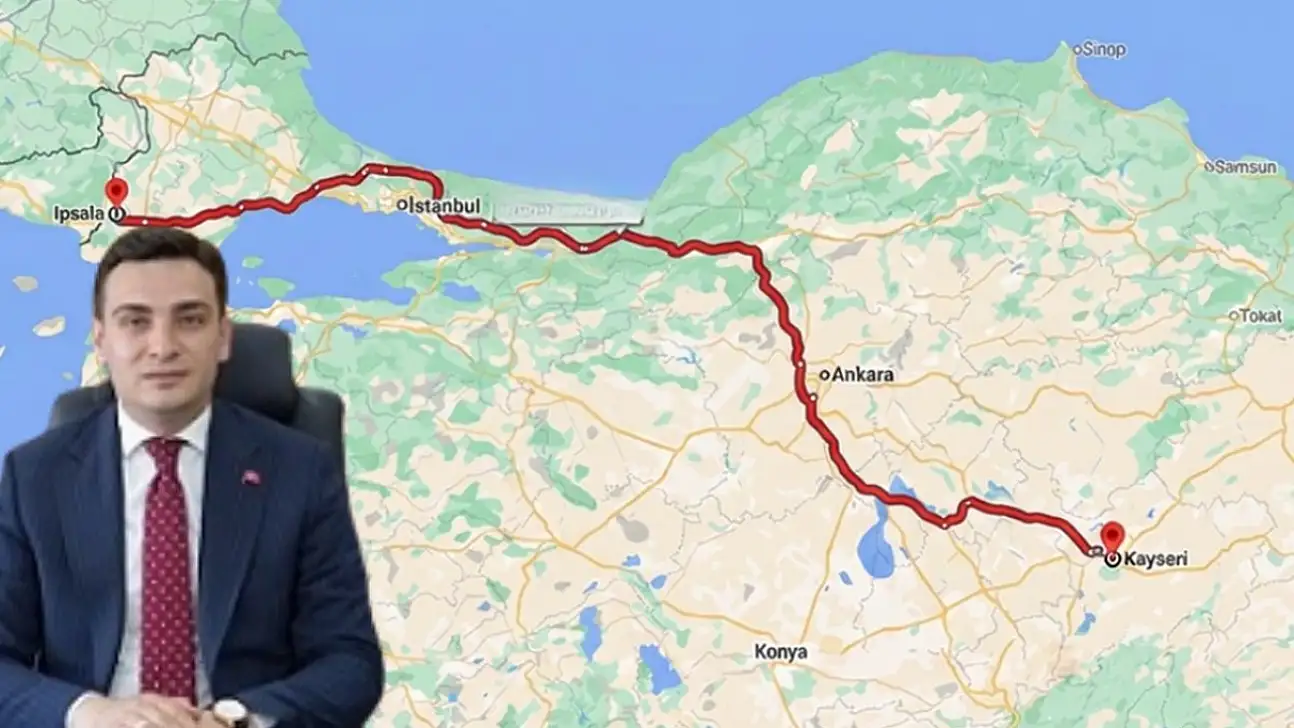 Kayseri'ye bin kilometre ötede! Sınırdaki Kaymakam Kayserili çıktı