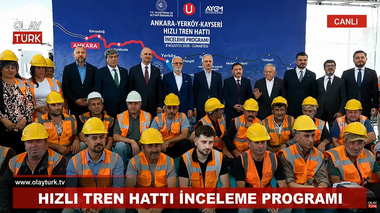 Kayseri'ye hızlı tren ne zaman gelecek? Bakan Uraloğlu açıkladı