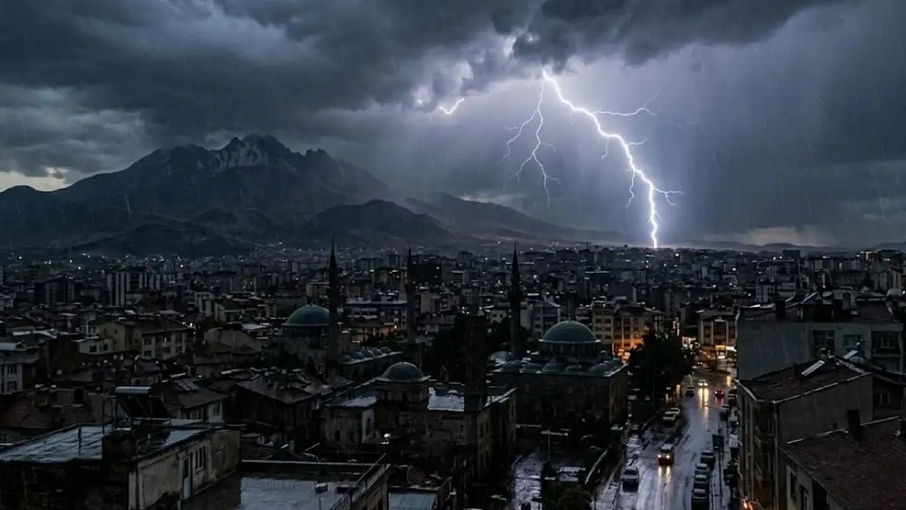 Kayseri'ye meteorolojiden yağış uyarısı: Sağanak tüm hafta sürecek!
