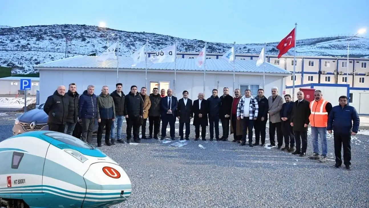 Kayseri Yerköy YHT hattına kritik ziyaret! Büyükkılıç'tan heyecanlandıran açıklama