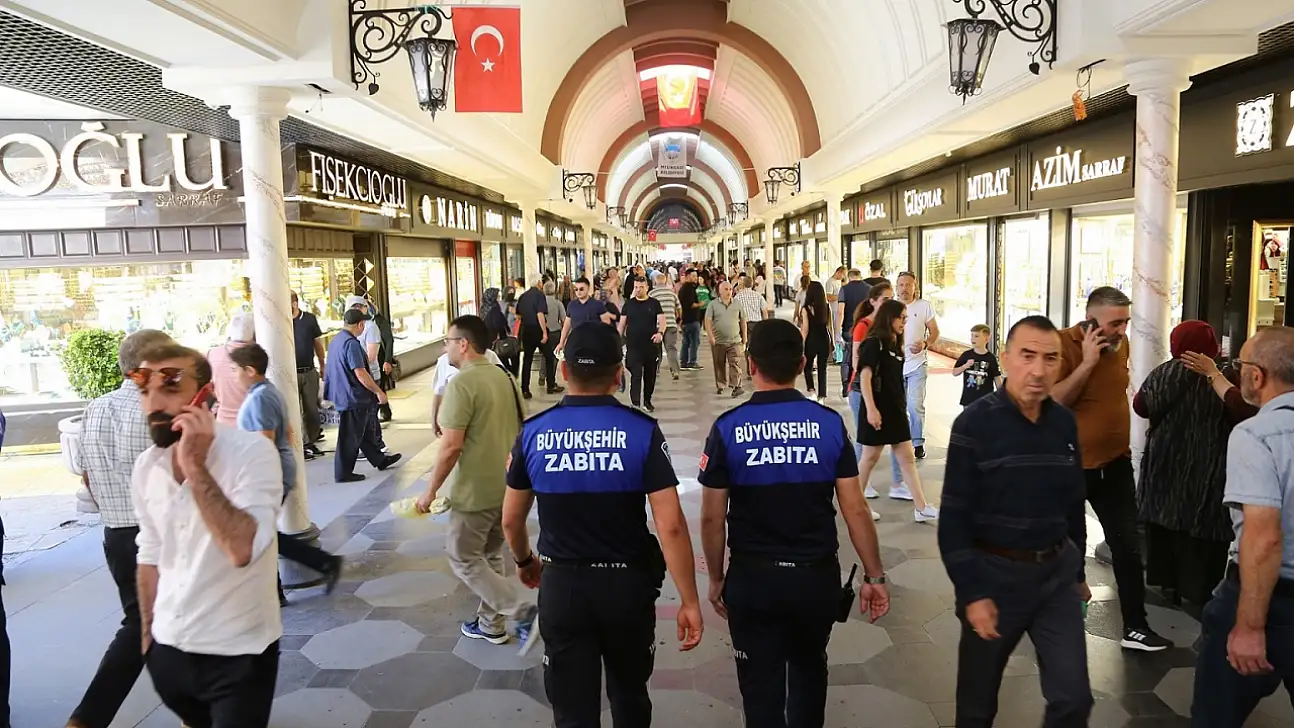 Kayseri zabıtası 7/24 görevde